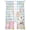 Pink Blue, variant on Happy Easter Sheer Curtains 54 Inch Length 2 Panels Set Window Treatments, Spring Easter Bunny Eggs Floral Colorful Plaid Rod Pocket Semi Curtains for Living Room/Bedroom/Kitchen Décor, 104"W x 54"L