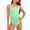 #90Green, variant on Girls One Piece Swimsuit Summer Solid Ruched Square Neck Swimwear Beach Pool Bathing Suit