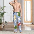 thumbnail image 6 of Lsque Colorful Koi Fish Print Men's Pajama Pants, Lounge Pant - Comfortable Home Wear,Elastic Waistband, Stylish Design-X-Large, 6 of 9