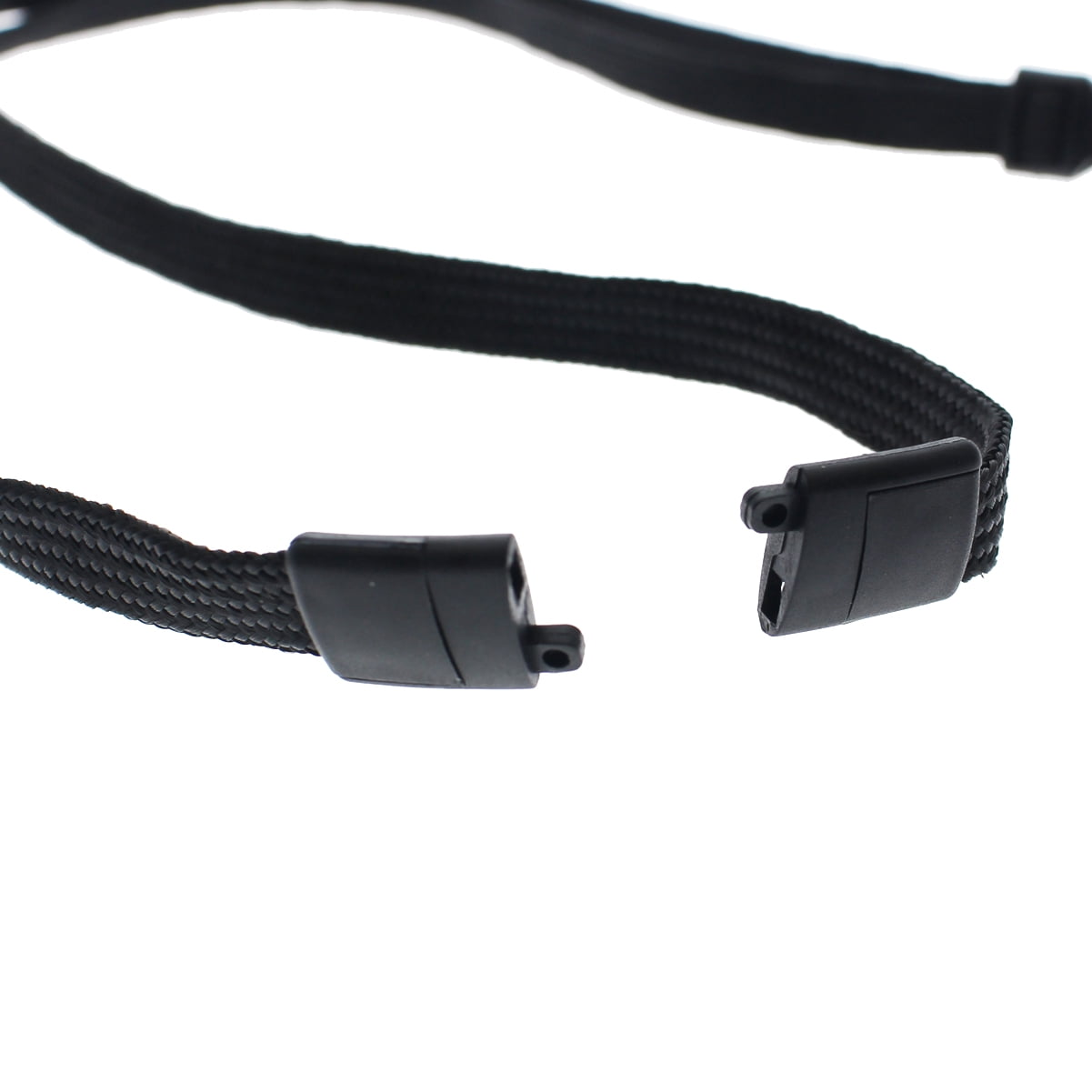 Bulk 100 Pack - Premium Black Breakaway Lanyards for ID Badges - 3/8” Wide | 36 Inch Length |Flat Woven with Metal Swivel Hook by Specialist ID
