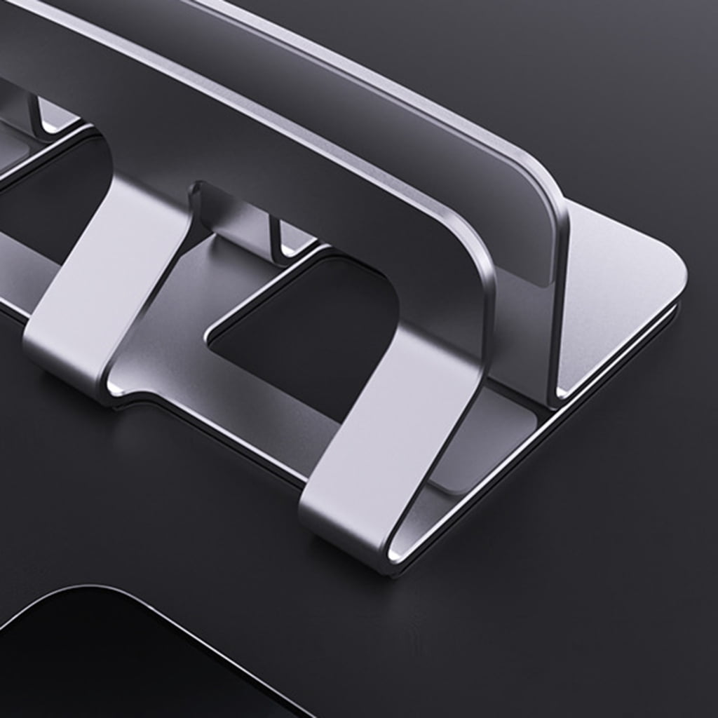 Adjustable Vertical Laptop Stand 14mm 50mm Width Space Saving Aluminum Alloy Desktop Holder for Home Office Use