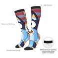 thumbnail image 5 of Saiise Bluey Funny Socks Men Women Boys Kids Adults Novelty Graphic Crew Tube Socks Crazy Design Casual Dress Socks for Sports,Running,Travel, 5 of 7