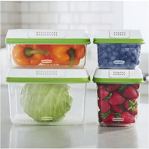 Rubbermaid FreshWorks Food Storage Containers, 8-Piece Set