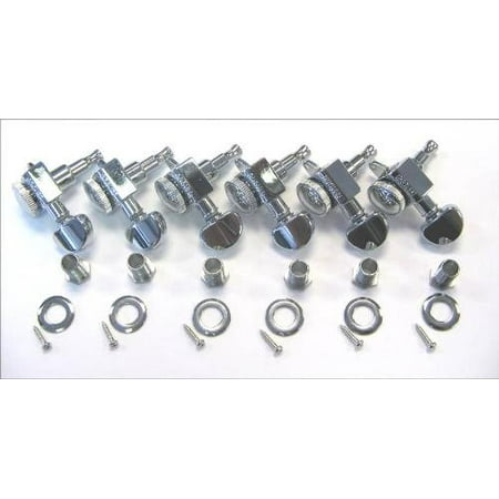 Grover Tuning Keys - MINI ROTOGRIP 6-IN-LINE CHRM