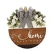 thumbnail image 3 of Señal de bienvenida de la puerta delantera Sweet Home Sign de 30 cm Decoración de la pared de la placa Bienvenida de la placa para fiestas patio, 3 of 9