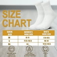 thumbnail image 6 of NevEND 12 Pairs Cotton Diabetic Socks Ankle for Men and Women - Non-Binding Extra Wide Neuropathy Socks White Medium, 6 of 6