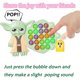 thumbnail image 3 of Juguete antiestrés Baby Yoda Lindo juguete antiestrés Yoda Pop Bubble Reduce el estrés y la ansiedad, 3 of 5