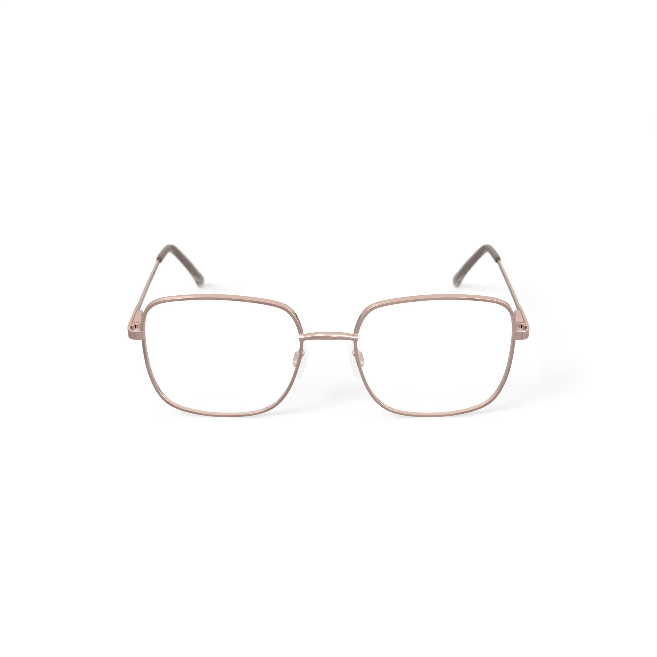 Walmart Women's MV027 Jillian Square Prescription Eyeglasses with Case, Gold