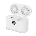 thumbnail image 1 of Inteprter Ventilador de niebla 2 en 1 Humidificador ajustable personal de verano Dispositivo de enfriamiento portátil para el hogar y la oficina de viaje Humidificadores Blanco Inteprter HA063847-01, 1 of 6