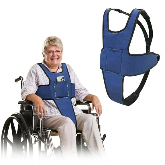 Wheelchair Safety Belt for Elderly, Adjustable Trunk Harness for Adults & Children, Medical Restraints for Seniors, Seatbelt for Wheelchair, Secure Straps for Comfort and Safety