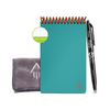 Rocketbook Mini Smart Writing Pad, Dot-Grid, 48 Pages, 3.5" x 5.5", Teal
