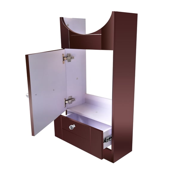 Renovator's Supply Dark Oak Wall Mounted Bathroom Cabinet Only