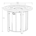 thumbnail image 6 of Olurrisa 30" Propane Gas Fire Pit Table, 50000 BTU Round Steel Fire Pit with Mosaic Ceramic Tabletop for Outside Patio Deck Garden Backyard- Black, 6 of 7