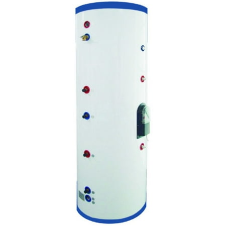 1000 Liter 264 Gallon Stainless Steel Solar Hot Water Heater Tank Dual Copper Coil Heat Exchangers