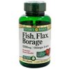 Nature's Bounty Fish Flax Borage 1200 mg, 60 CT (Pack of 3)