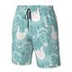 thumbnail image 4 of Fotbe Swan And Flowers4 Trajes de Baño Estampados para Hombre, Shorts de Verano de Secado Rápido, Ropa de Playa, Bañadores-X-Large, 4 of 6