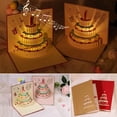 thumbnail image 3 of Tarjetas de Felicitación de cumpleaños Pop Up 3D, reproducción automática, música, luz LED cálida, tarjeta de pastel de cumpleaños, regalos para mamá, esposa, hermana, niño, niña, amigos, 3 of 4
