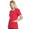 thumbnail image 4 of Cherokee Workwear Professionals Women's Scrubs Top Mock Wrap WW655, 4 of 5