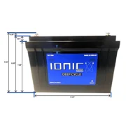 Ionic Lithium 24V 50Ah | LiFePO4 Deep Cycle Battery + Bluetooth