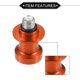 thumbnail image 4 of 1 Par de Spools de Brazo Oscilante, 10mm M10x1.5 CNC Spools de Brazo Oscilante Deslizadores Universales para Motocicleta de Aleación de Aluminio Duradera Naranja, 4 of 7