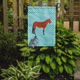 thumbnail image 2 of Caroline's Treasures BB8019GF Mule Blue Check Flag Garden Size , Small, multicolor, 2 of 3