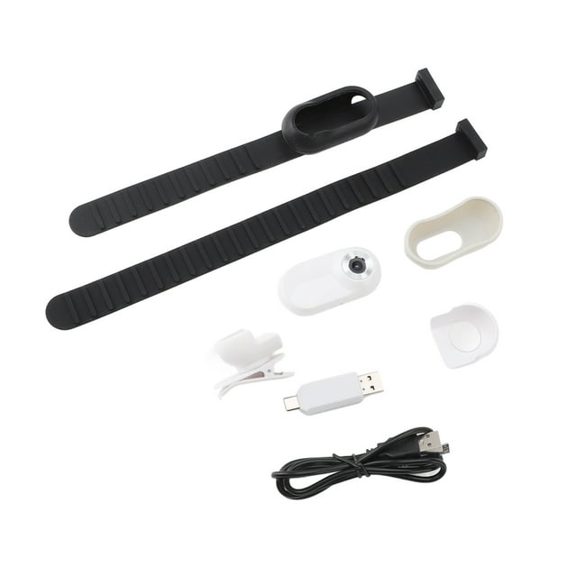 Collar de Cámara de Gato, Lector de Tarjetas Tipo C Sport Sport Soporte de Cámara de Videos y Fotos de Fotos HD 1080p Portátil para Perros
