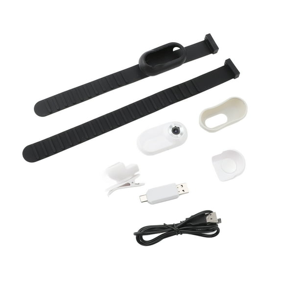 Collar de Cámara de Gato, Lector de Tarjetas Tipo C Sport Sport Soporte de Cámara de Videos y Fotos de Fotos HD 1080p Portátil para Perros