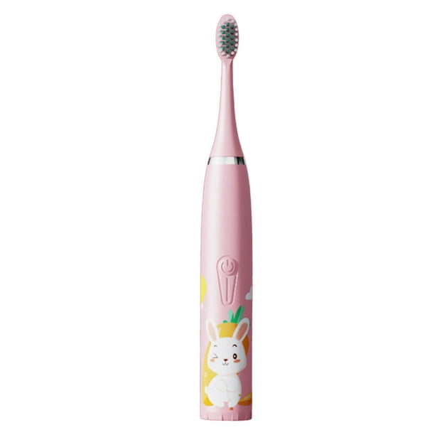 Cepillo De Dientes Eléctrico Para Niños, Lindo Cepillo De Dientes Eléctrico Cerdas Suaves Vibración Ultrasónica Ligero Para El Hogar Para El Baño