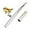 Silver, variant on Fishing Rod Reel Combo Kit Set Mini Telescopic Portable Pocket Pen Fishing Rod Pole + Reel Aluminum Alloy Fishing Accessories