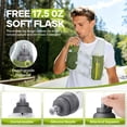 thumbnail image 5 of Maelstrom Running Vest for Men & Women, Adjustable Lightweight Hydration Pack with 500ml Soft Flask for Trail, Hiking, Cycling, Marathon Green, 5 of 8