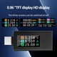 thumbnail image 3 of Probador Multifunción USB Tipo C KWS-1902L, 4-30 V, Máximo 12 A, Función de Apagado y Almacenamiento, Amperímetro, Medidor de Potencia., 3 of 5