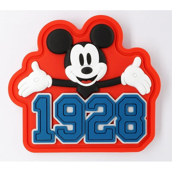 Disney Mickey 1928 Soft Touch Fridge Magnet - Mickey Disney Magnets, Cool Soft Touch Magnet for Disney Fans and Collectors, Perfect Kids Magnets for Fridge, Locker, Office, and Whiteboard - 3 Inches