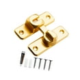 thumbnail image 3 of Cerradura para puerta corrediza (con tornillos) Cerradura universal para puerta de alta resistencia Oro, 3 of 9