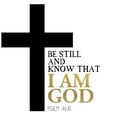 thumbnail image 2 of Allen, Kimberly 20x20 Black Ornate Wood Framed with Double Matting Museum Art Print Titled - I am God Cross, 2 of 4