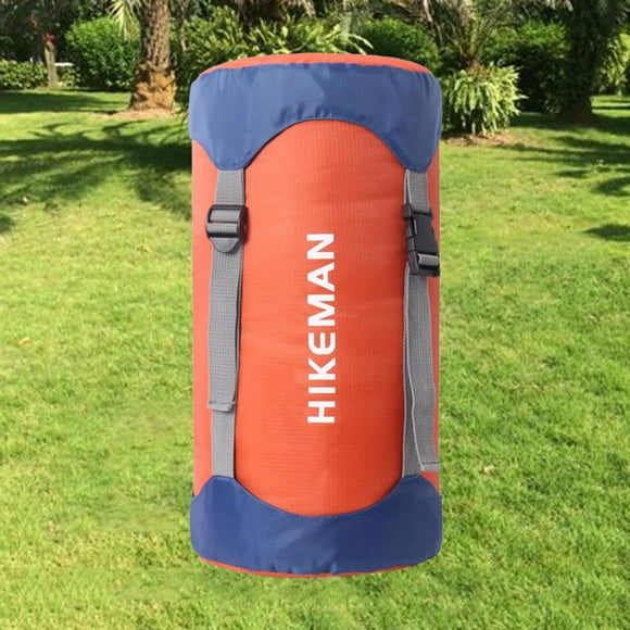 impermeables de compresión, bolsa Ditty, bolsa de almacenamiento con cordón para viajes de campamento, senderismo, bolsa de almacenamiento de su Naranja L