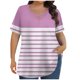thumbnail image 2 of mfyjkho Tops Para Salir, Blusas De Verano Con Cuello En V Y Manga Corta Para Mujer, Tallas Grandes, Estampadas Tops Para Salir Xl, 2 of 6