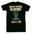 thumbnail image 2 of Jimi Hendrix Northern California Rock Festival 1969 Men's Short Sleeve Black T-Shirt, 2 of 4