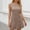 Khaki women's sleeveless knit dress a1, variant on Uscallm Women's Casual Mini Knit Dress Solid Round Neck Sleeveless Button Down Lightweight Summer Holiday Party Beach Dresses, Wine 2XL
