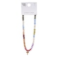 thumbnail image 4 of Time and Tru Goldtone Multicolored Bead Initial "T" Necklace, 4 of 6