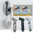 thumbnail image 2 of Abs Spray Shower Head Handheld Toilet Bidet Douche Duarble Bathroom Sprayer, 2 of 9