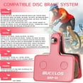 thumbnail image 3 of BUCKLOS 2 Pairs Bike Brake Pads for TRP Tektro Shimano Deore Br-M575 M525 M515 T615 T675 M505 M495 M486 M485 M475 M465 M447 M446 M445 M416 M415 M395 M375 M315 M355 C601 C501, 3 of 8