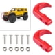 thumbnail image 3 of 2 uds 1/24 de remolque RC actualización grillete de remolque de para Axial SCX24 90081 camiones oruga DIY piezas modificadas Rojo Baoblaze  Gancho de remolque de coche sobre orugas, 3 of 8