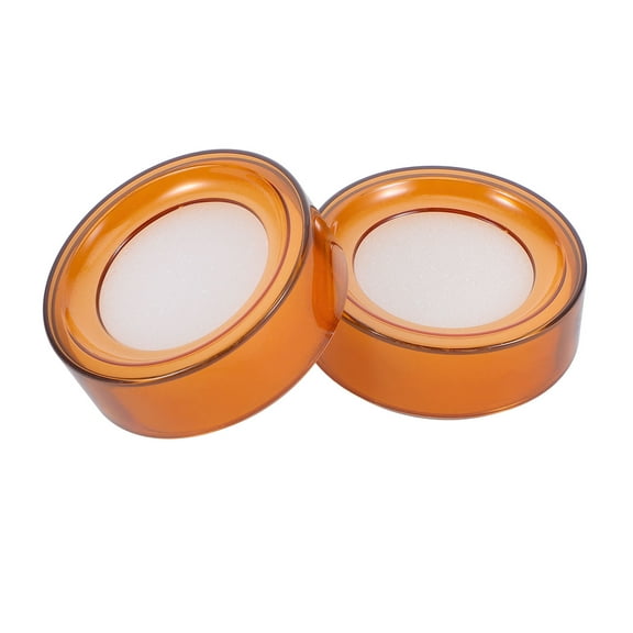 Raindrops 2 Pcs Money Counting Hand Wet Device 6.80X6.80X2.60CM Orange