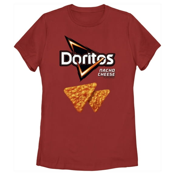 Women's Doritos Nacho Cheese Logo  Graphic Tee Red X Large