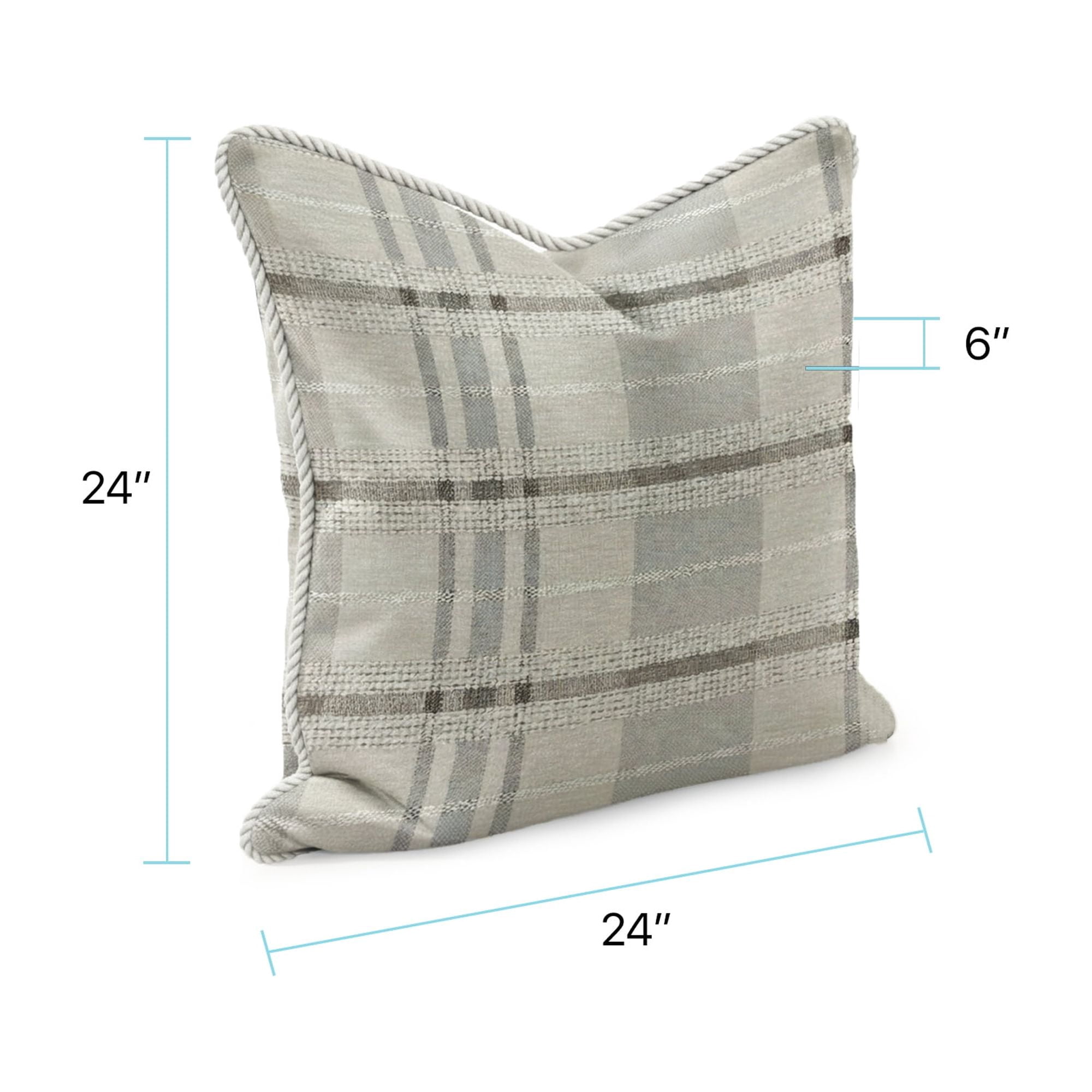 Roper Natural Down Filled 20x20 Pillow