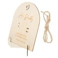 thumbnail image 4 of WEUVEB Memory Pregnancy Board Wooden Sign Beige 1 Set, 4 of 8