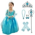 thumbnail image 1 of Robe de Costume de Fête Princesse Inspirée pour Filles Reine des Neiges (2-3 Ans), 1 of 1