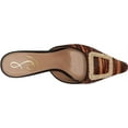 thumbnail image 5 of Sam Edelman Brit Brown Multi Kitten Heel Slip On Pointy Toe Fashion Pumps (Brown Multi, 7.5), 5 of 6