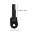 thumbnail image 2 of BESTYASH 2Pcs Bike Trailer Coupler Black Easy Install Trailer Hitch Connector for Bike Rear Axle, 2 of 8