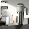 thumbnail image 4 of Sidagar 32 oz Stainless Steel Vacuum Insulated Tumbler with Handle, Tactical Gray, 4 of 7